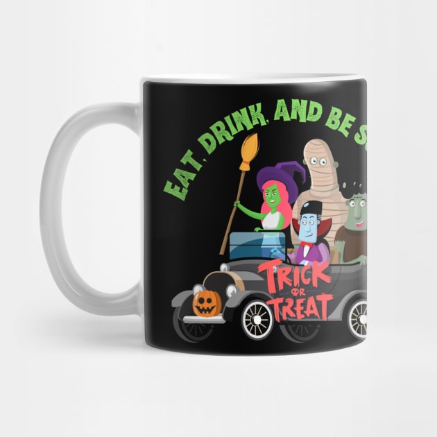 Eat Drink and Be Scary by Prime Quality Designs